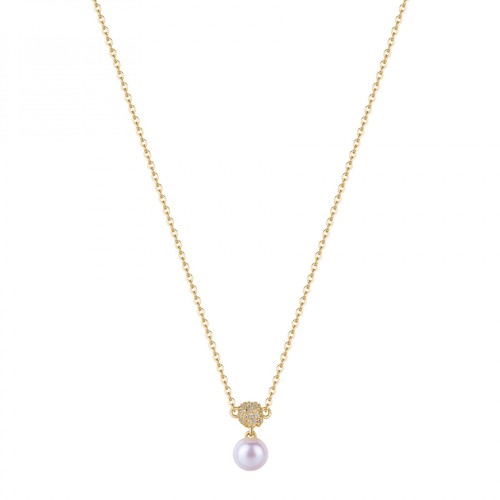 Collana corta rosato azzurra - corta,