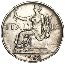 Italy Lire, 1922~1st Year