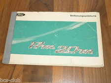 FORD 17m 20m MANUALE USO