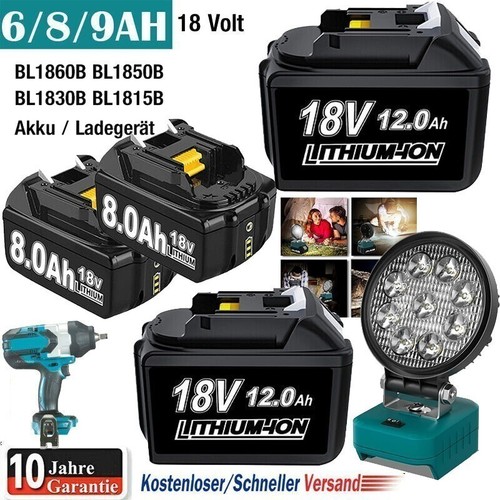 Per makita batteria 18v - makita, 5ah