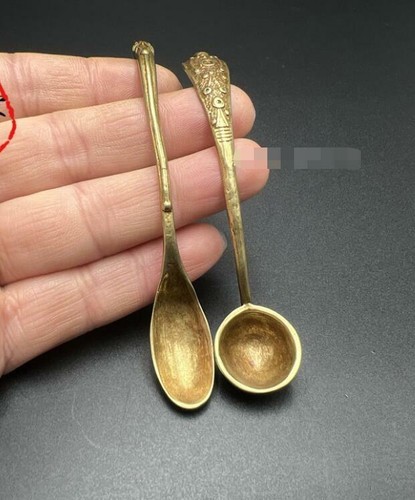 2pc tea set brass long - tea,