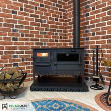 Stufa a legna con forno