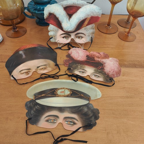 Set maschere carta - 4,