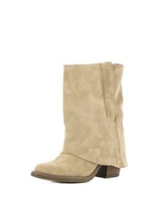 Stivali texani donna beige