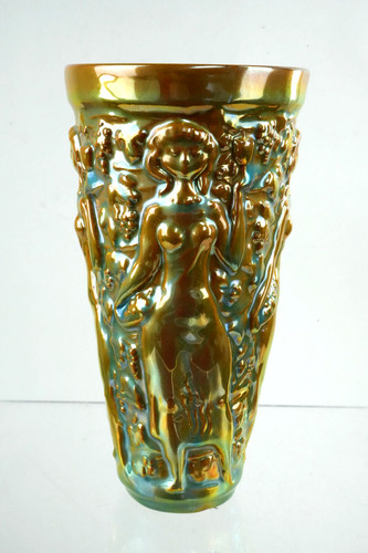 Vaso zsolnay con ninfe donne - vaso,