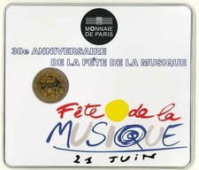 2 euro Francia/France 2011 "30' Anniv. de la Fête de la musique" in Coincard BU