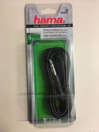 Hama 43301 cavo audio - hama, 6,3mm