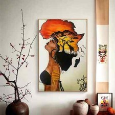 Poster quadro su tela donna