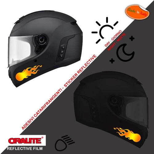 Adesivi casco rifrangenti