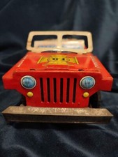 JEEP  YONE  JAPAN VINTAGE '60 FRICTION TIN TOY - GIOCATTOLO IN LATTA GIAPPONESE