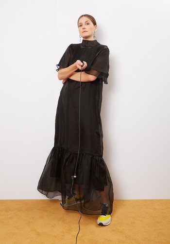 Donna trasparente nero - donna,