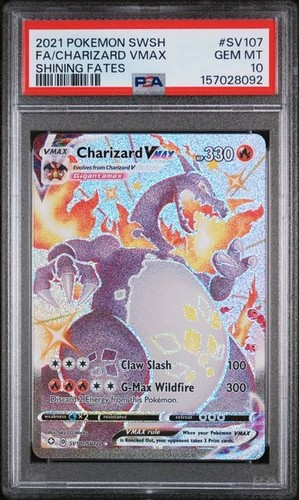 Psa pokémon charizard vmax - 10,