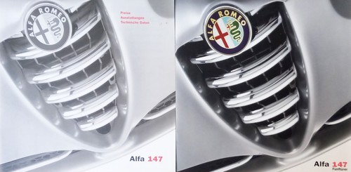 Alfa romeo 147 - 147, listino