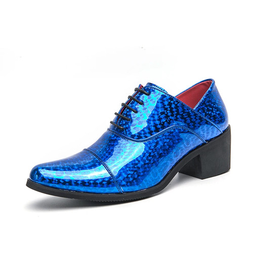 Scarpe uomo tacco alto - , pelle