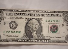 Billete De 1 Dollar Del Año