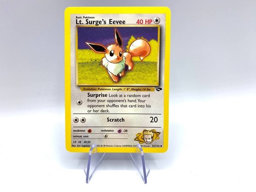 Carta pokemon surge - carta,