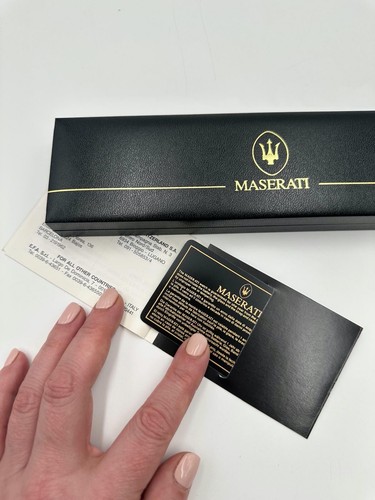 Maserati original watch box - maserati,