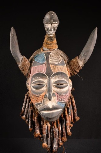 Autentica maschera chokwe - un'autentica,
