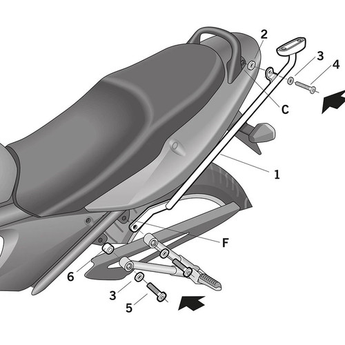 Portapacchi shad per - shad, suzuki