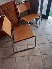 2 POLTRONE DI DESIGN VINTAGE CUOIO ANNI 70