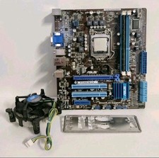 ASUS P7H55-M LX Motherboard Intel H55 Socket LGA 1156 DDR3 +CPU i5-650  RAM 4Gb✅