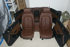 Sedili interni Audi A6 C7 in Pelle Marrone bracciolo allestimento Business