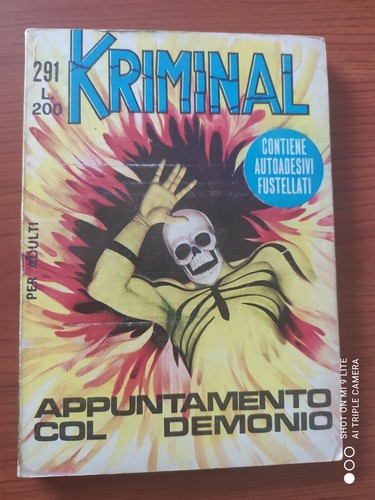 Kriminal corno 1971 - ed., con