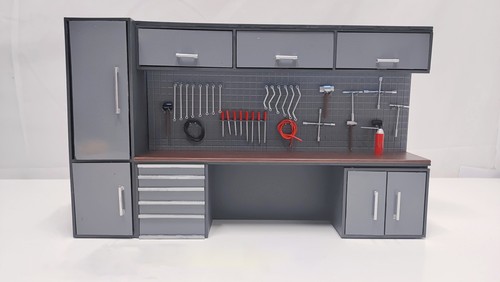 Diorama accessori garage - 1/18,