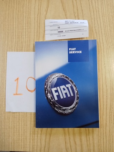 Libretto fiat service - fiat,