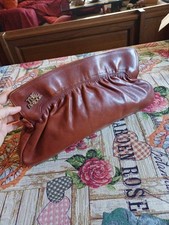 BORSA A MANO POCHETTE THE BRIDGE VINTAGE IN PELLE BORSA BORSETTA NO TRACOLLA