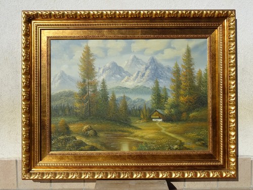 Vecchio dipinto olio su - dipinto,