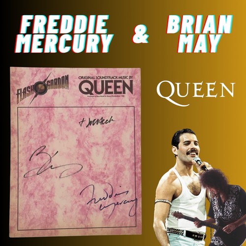 Autografo queen flash gordon - queen,