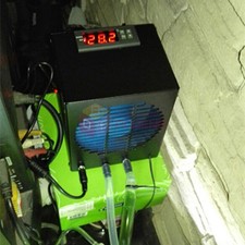 Acquario Pesci Serbatoio Refrigeratore Sistema di Raffreddamento Ventilatore e Riscaldatore Termostato 25L