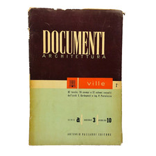 Documenti Architettura Ville I 1952 82 tavole Frank Lloyd Wright Le Corbusier