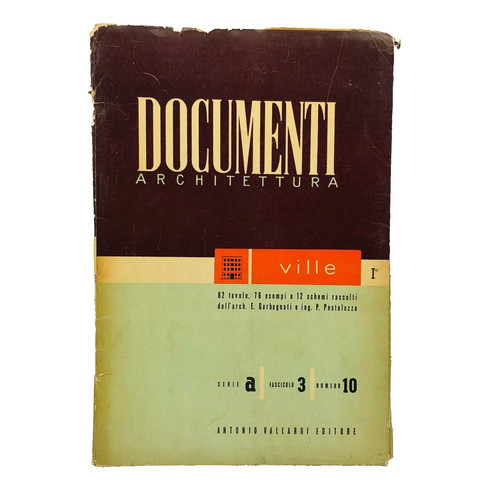 Documenti architettura ville - documenti, i