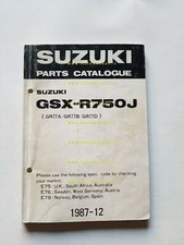 Suzuki gsx 750 1987 88 - suzuki, gsx-r