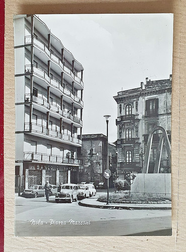 Cartolina nola napoli - nola, piazza