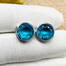 Gemelli eleganti topazio blu - ,