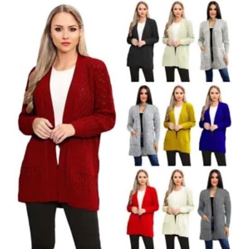 Cardigan maglione donna maglia