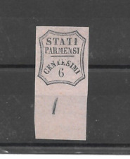 ANTICHI STATI PARMA 1853-57 segnatasse 6 cent nuovo *
