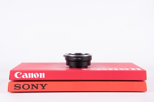 Adattatore canon sony e - canon,