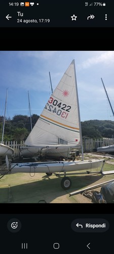 Barca vela laser - di, cm