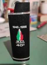 Accendino celebrativo Msi- Movimento sociale italiano Giorgio Almirante 40esimo 