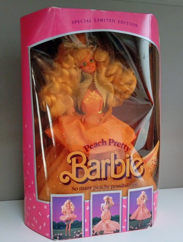 Barbie peach pretty 4870 1989 - barbie,