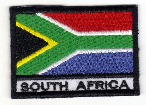 Patch bandiera sudafrica - sudafrica, cm