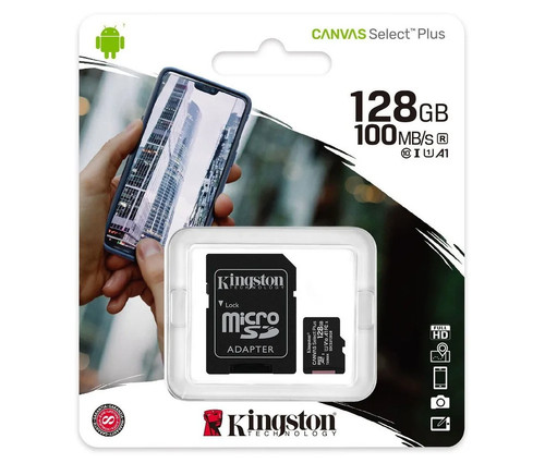 Kingston micro 128gb c10 - kingston,