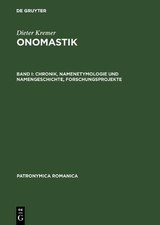 Onomastik band chronik - onomastik,, i,