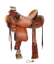 Sella cavallo western in pelle