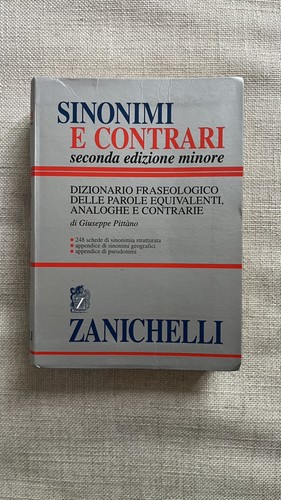 Dizionario sinonimi - dizionario, e