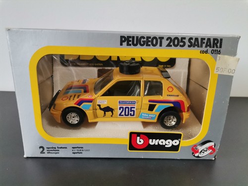 Burago peugeot 205 safari - 1/24,